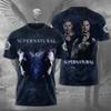 New Supernatural TV Series T-Shirts Men Short Sleeve Streetwear T Shirt Oversized Harajuku Tees Tops Man Clothing