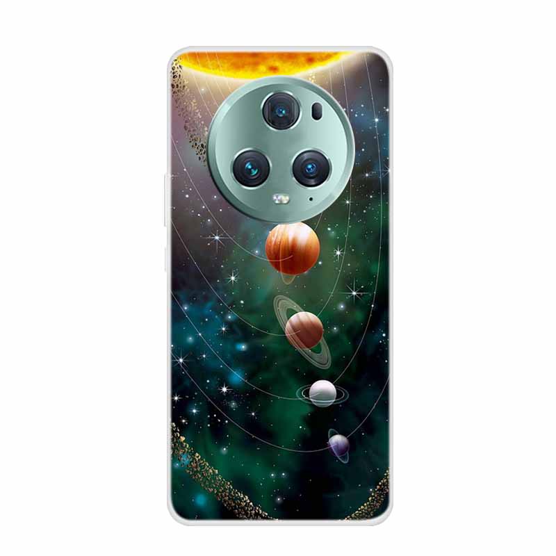 For Honor Magic 5 Pro 5G Case Wolf Lion Soft Silicone TPU Clear Covers for Honor Magic5 Lite Phone Cases Magic5 Lite 5G Fundas