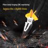 Deli 8-inch Chrome Vanadium Steel Needle Nose Pliers
