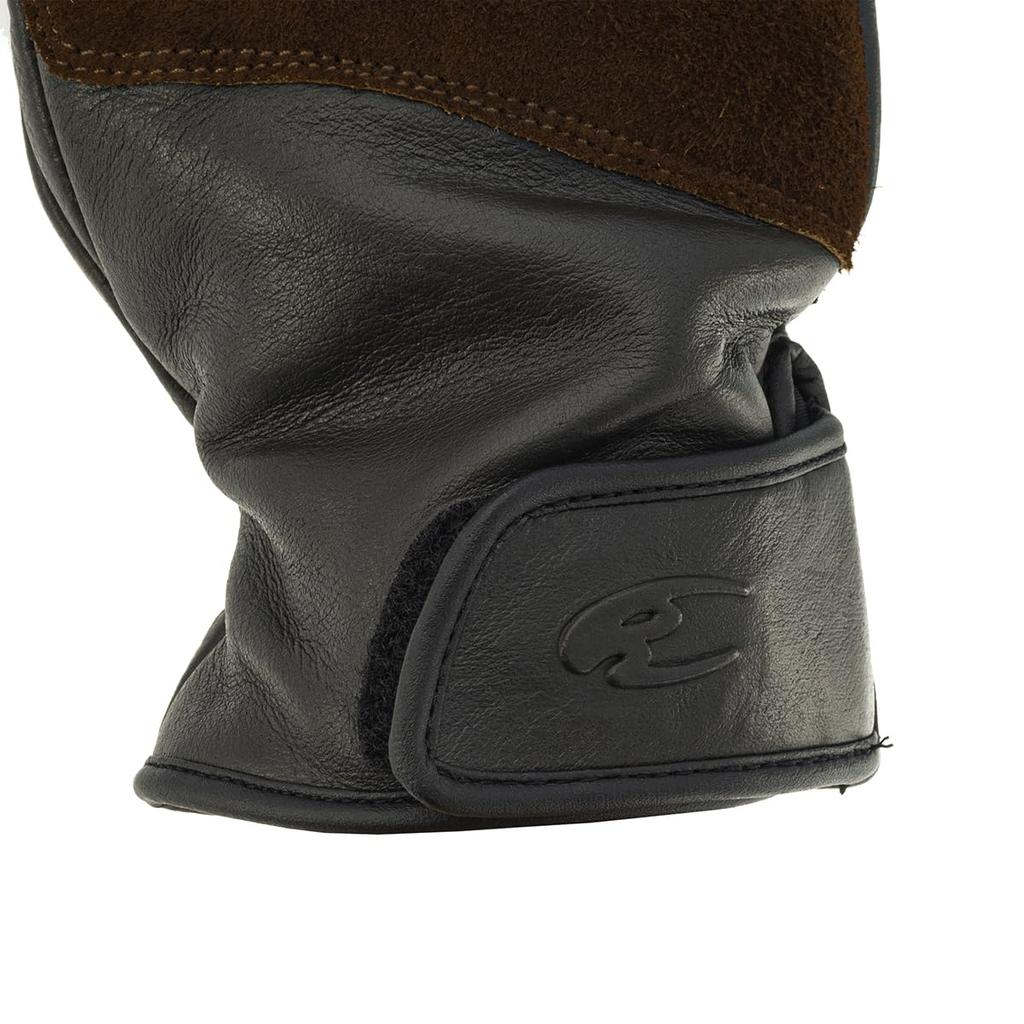 Komine Motorcycle Leather Winter Gloves Z Medium GK-849 - Series, Black,