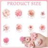 50Pcs Mini Rose Artificial Flowers Heads Fake Flower for Home Decor Wedding Decoration Bride DIY Craft Handmade Gift Accessories