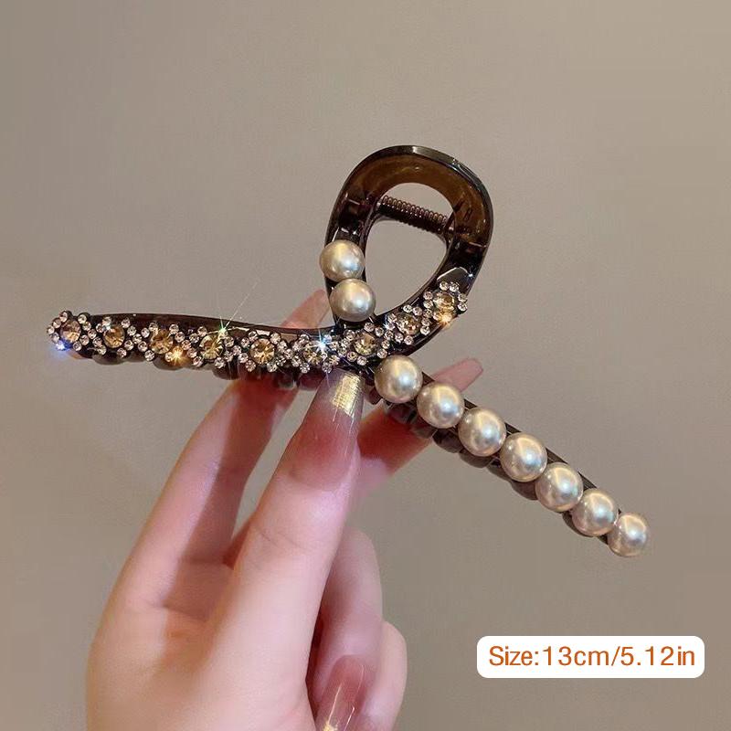 Pearl  Hair Clips For Women  Shark Clip Girls Hair Accessories Jewelry