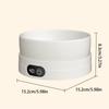 Heated Pet Bowl 4 Temperature Settings Pet Drinking Plate Thermal Dog Water Bowl For Chickens Ducks Birds Heated Pet Bowl
