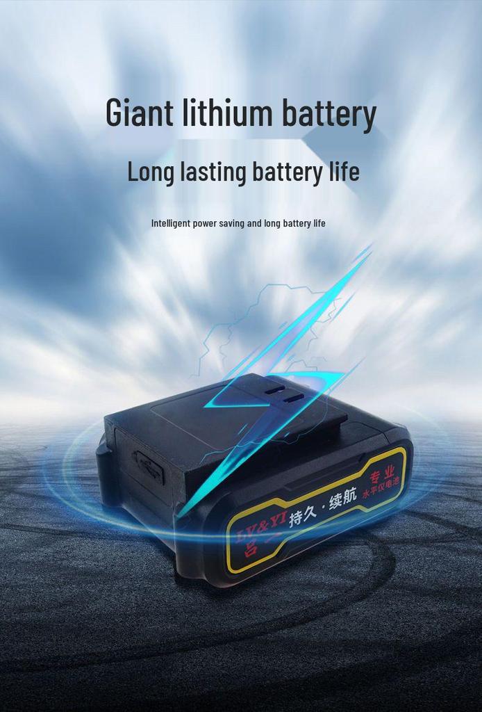 Lv Yi 12-Line Digital Laser Level with High-Precision Purple, Green, Red Light for Outdoor and Indoor Use