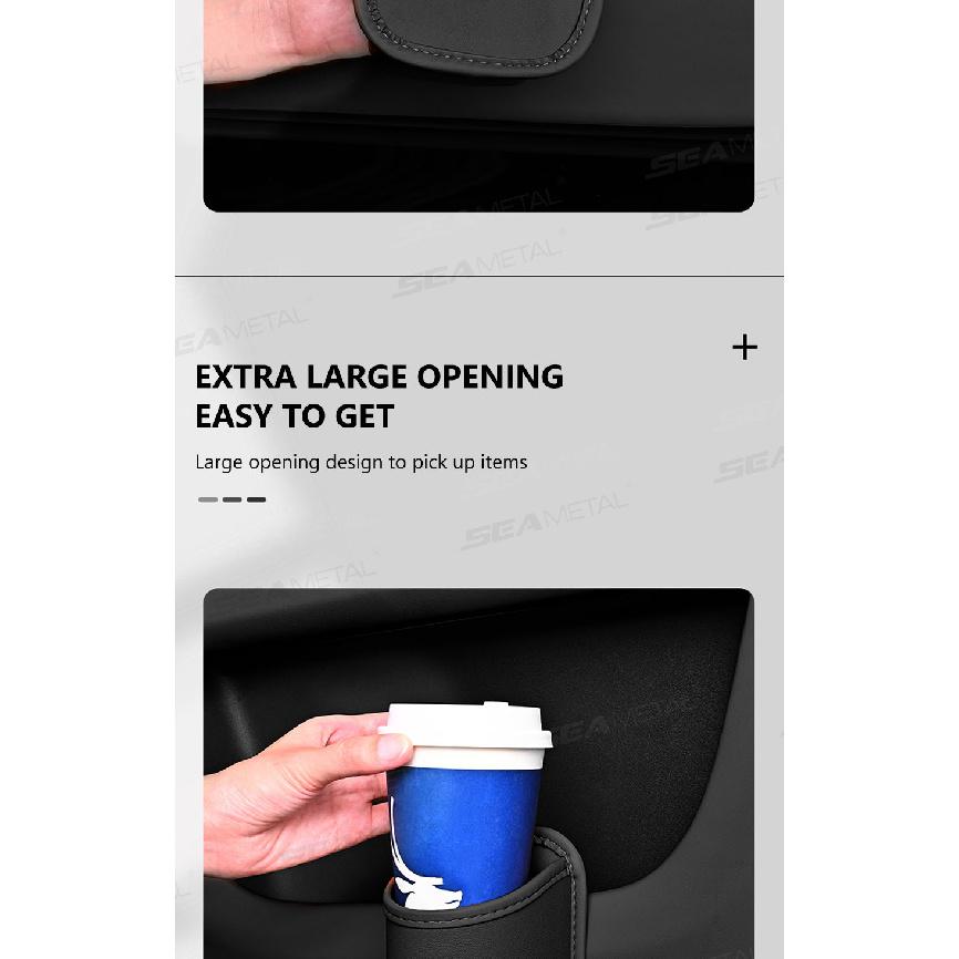 SEAMETAL Universal Car Door Cup Holder Box Back Clip Design Drink Rack Storage Bin Car Seat Back Water Cup Box Organizer Pocket Cup Holders 5