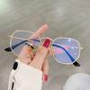 Lightweight Frame UV Protection Hexagonal Sunglasses For Fashionable Men