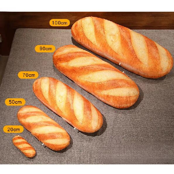 Baguette Pillow Pillow Simulation Long Bread Cushion Room Decoration Super Soft Plush Bedroom