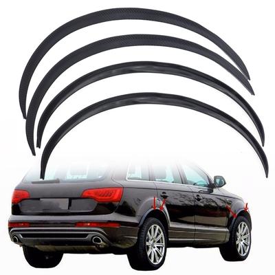Anti-Kratz-Universal-Auto-LKW-Schwarz-Karbonfaser-Karosseriesatz, Verkleidung, Kotflügelverbreiterung, Gummirad, Augenbraue, Anti-Kratz-Streifen, Lippenaufkleber