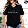 Women Clothing It Is Well with My Soul Print T Shirt Hipster T-Shirt Casual Tshirt O Neck Graphic T Shirts Short Sleeve Clothing
