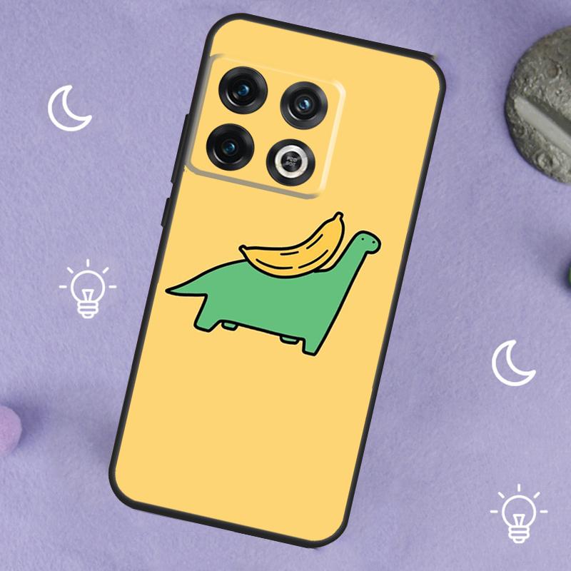 Memes Cartoon Funny Banana Case For OnePlus 13R 12R 10R 13T 15 13 12 11 8T 10T Nord CE 4 3 2 Lite N20 N30 Nord 5 Cover