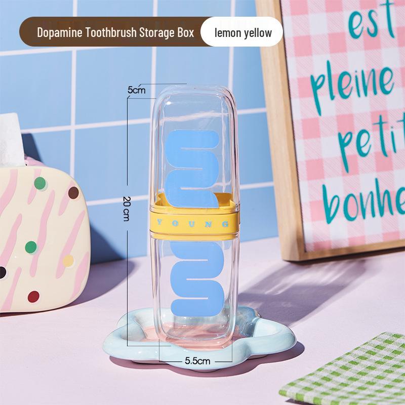 Portable High-End Soap Dish with Drain and Lid for Travel