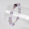 AIR SEVEN Natural Stone Magnetic Loop for Medical Relieves Stiffness and Improves Blood Circulation Women, Device, (Amethyst)