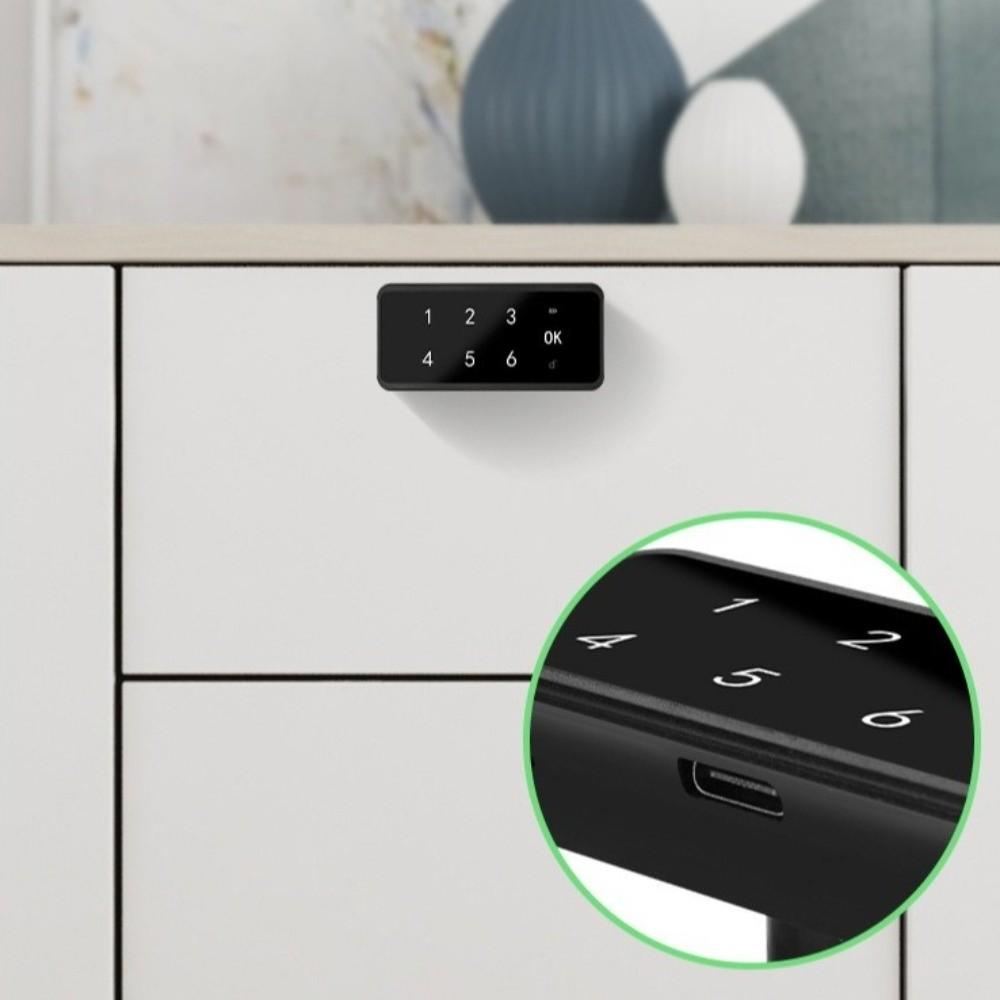 Cerradura Inteligente de Contraseña Oculta Invisible Sensor Electrónico Cerradura de Puerta Inteligente Candado para Muebles