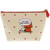 Sunstar Stationery Snoopy Sheet Case Pouch Seapo Heart S2284995