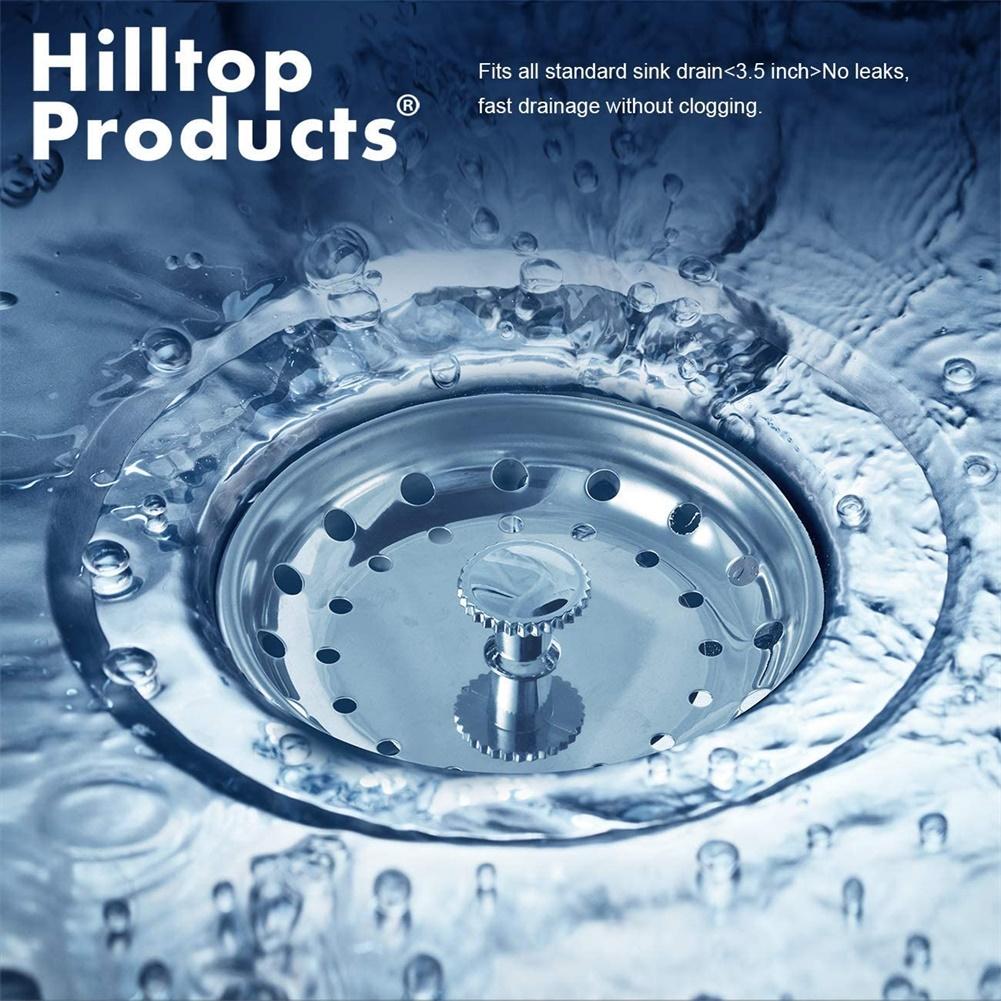 Kitchen Sink Strainer Stopper Combo Basket Replacement for Drain