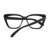 Blue Light Blocking Eye Protection Eyewear Retro Gradient Large Frame Reading Glasses Cat Eye Clear Lens Presbyopia Glasses