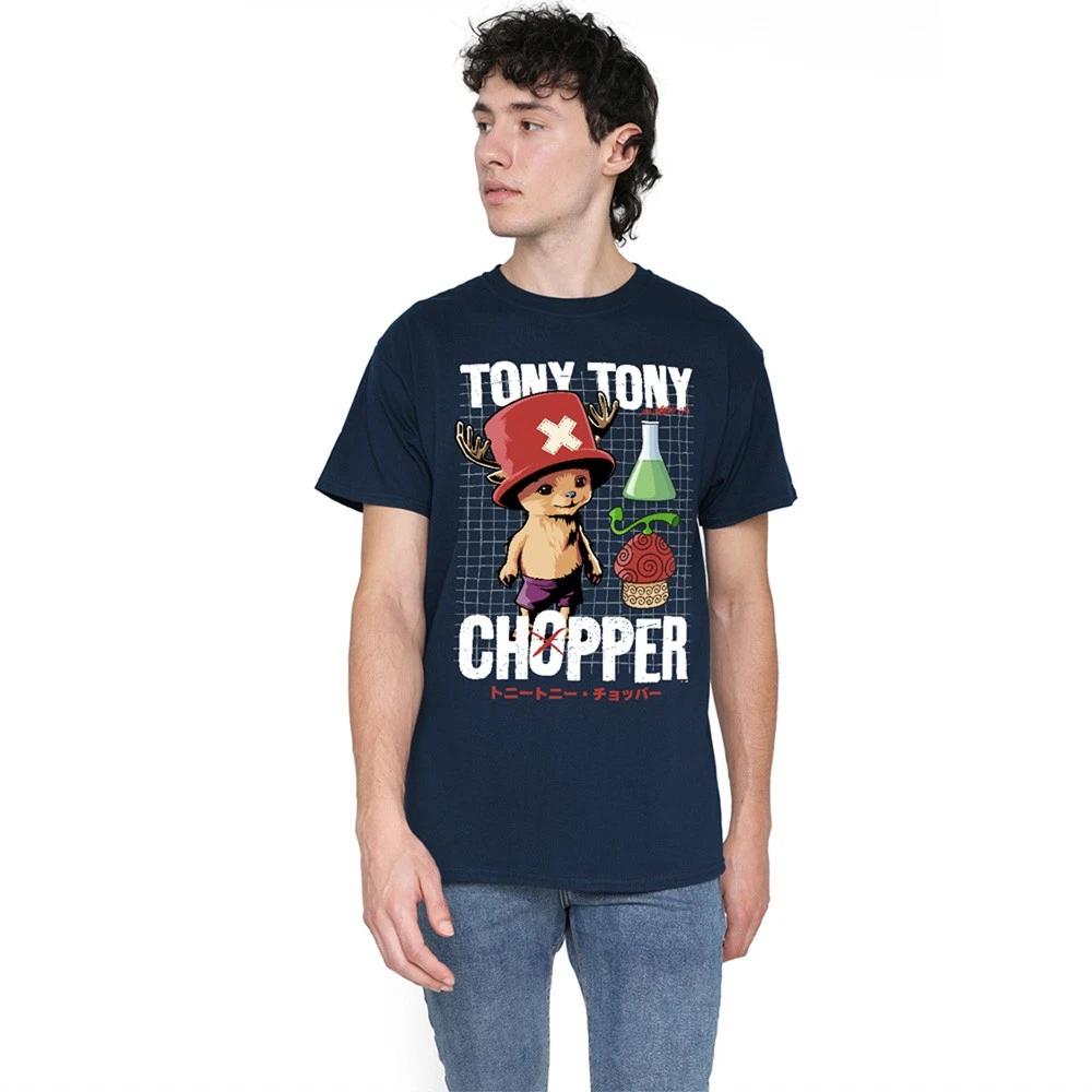 

One Piece Chopper Schematic T-Shirt S-5XL, Navy 3XL