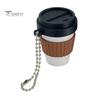 Coffee Clicker Fidget Toy 3D Printed Cup Clicker, Press for PLA Stress Relief, Backpack Hanging Finger with Ball Chain Focus Aid