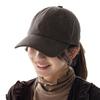 Corduroy Simple Cap Brown Women's Tgh-30144z