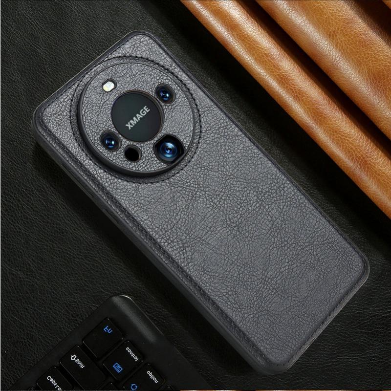 Huawei Mate60pro Leder Handyhülle Geeignet für Mate 40 Pro Objektiv Vollständige Abdeckung Stoßfest 50 Business Herren Lederhülle