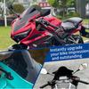 Motorcycle CBR 650 R Windshield Fairing Windscreen Screen Viser Visor Wind Deflector fit for Ho&n&da CBR650R CBR 650R Accessories 2019-2025 (Black