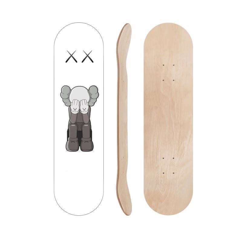 MDUG Four-Wheel Double Kick Skateboard