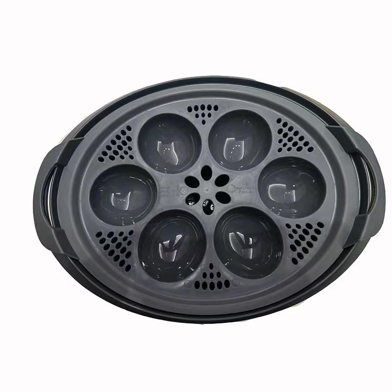 Яйцеварка совместима с Thermomix Kitchen Яйца Кастрюля Бойлер Пароварка Формы Паровая корзина Кулинарные принадлежности Приготовление пищи