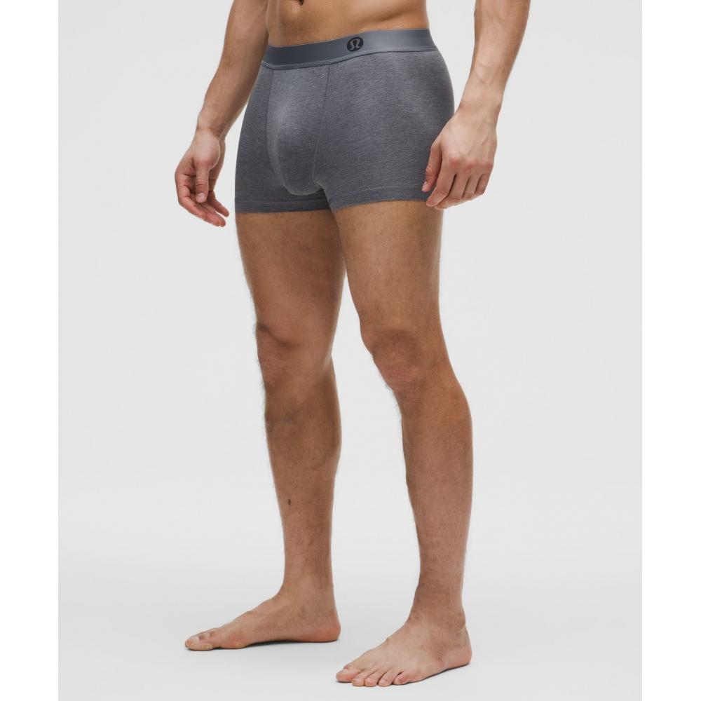 

Lululemon Трусы-боксеры Always In Motion 3 цвета меланжевый солнечный серый XXL