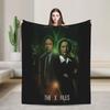Manta de Franela de la Película Expediente X Fox Mulder Dana Scully y John Doggett Walter Skinner Ropa de Cama Mantas para Colcha Funda de Sofá