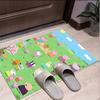 Cartoon animation Pattern Rug, Indoor/Outdoor Mat, for Picnic, Gameroom, Bedroom, Office, Living Room, Home Decor Carpet, Birthday Gift