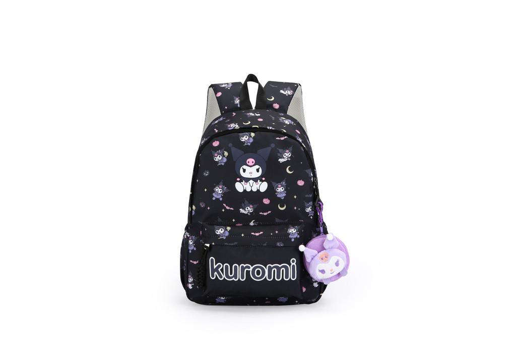 Hello Kitty Cartoon Backpack With Nylon Material For School Students And Commuters