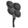 NonStick Aluminum 4Hole Pancake Omelet Eggs Pan Frying Pot Breakfast Maker Kitchen Utensil