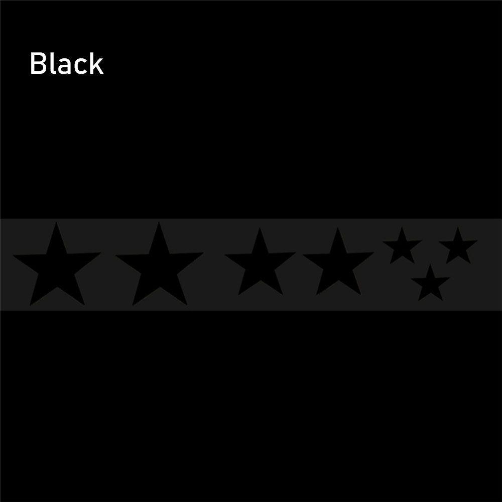 

Reflective Stickers Fluorescent Stars MTB Motorcycle Reflector Frame Wheel Sticker Cover Scratching Motorcycle Decal Accessories чорний