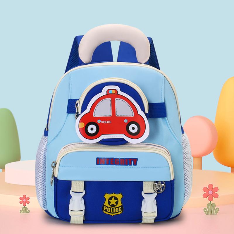 

2025 Kids Cartoon Backpack - Large Capacity, Spine Protection, Double Shoulder for Boys & Girls 27*10*30