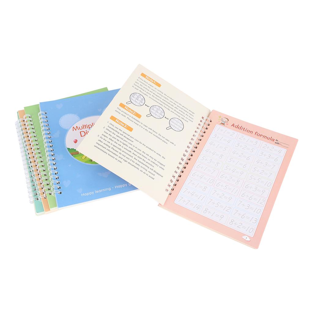 5Pcs Kids Practice Copybook Handwriting Practice Book English Magical Practice Copybook Writing Prac