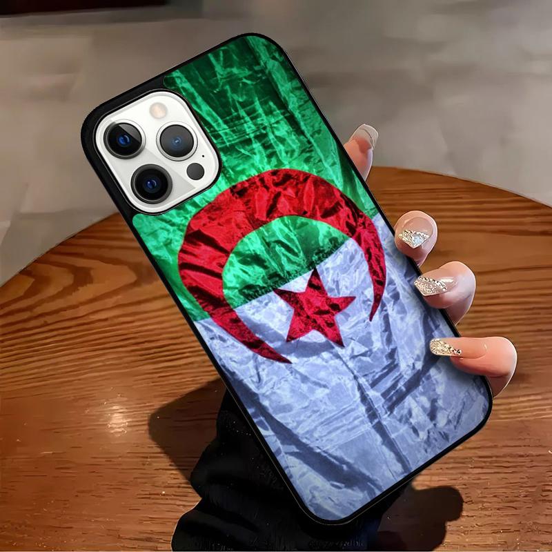 

Algeria Flag Phone Case For iPhone 17 Air 16 15 14 13 12 11 Pro Max Max Plus Bumper Case Cover iPhone 13pro
