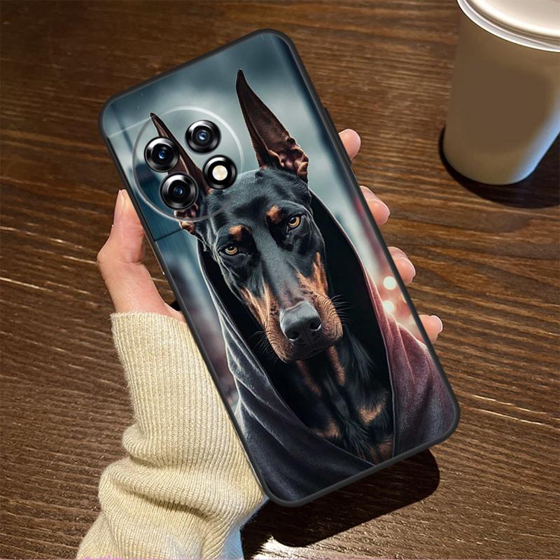 Dachshund Doberman Dog Case For OnePlus 13T 10T 8T 10R 13R 15 R 13 12 11 9 10 Pro Nord CE 5 2 3 4 Lite N20 N30 Cover