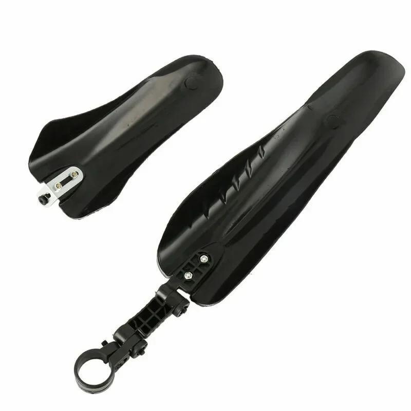 Black Bicycle Mudguard Set Mountain Bike Front And Rear Wheel Mudguard Off-road Mud Mudguard Bicycle Sports Riding Accessories