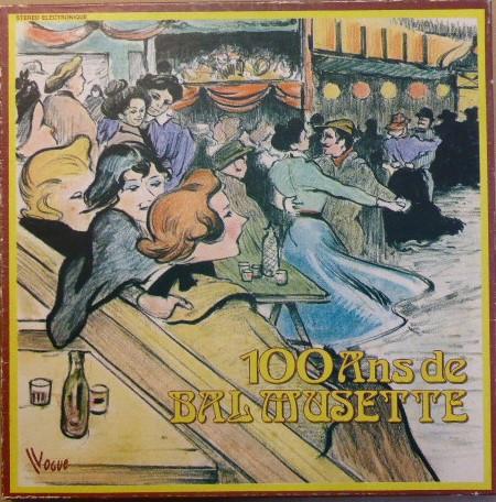 LP Record VARIOUS - 100 Ans De Bal Musette CVU307 VOGUE France Latin Used