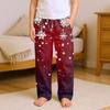 Children's Soft Comfortable Pyjama Bottoms Casual  Christmas Print Home Pants