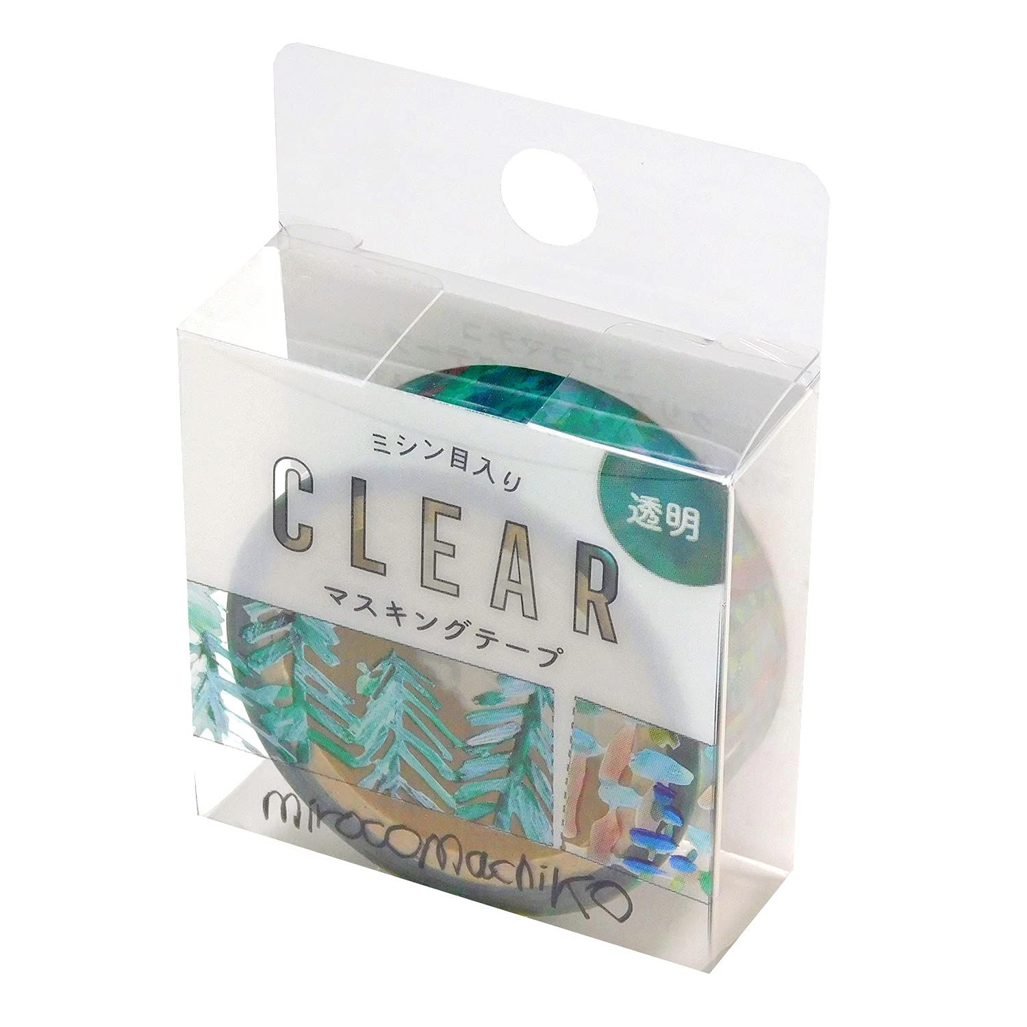 Greeting Life Clear Masking Tape Mirokomachiko Forest - MRZ-43