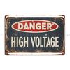 Gefahr Hochspannung Vintage Retro Blechschild Metall Blech Sadedream Metallschilder Erstelle Erstelle Höhle Design Kneipe Blechschild Poster