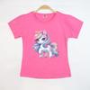 Kinder Oberteile T-Shirt Einhorn Kurzarm Neu Sommer Lässig Mode Vielseitige T-Shirts Kinder Rundhals Locker Basishemd T-Shirt