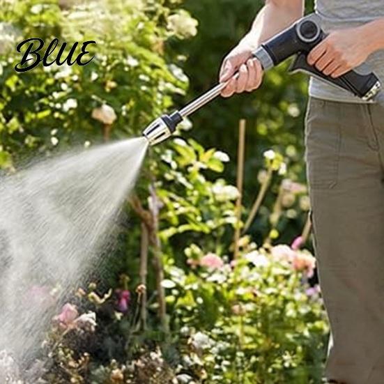 No Power Cleaning Nozzle Garden Hose with 360-degree Adjustable Spray High Pressure Water Jet Spray Universal 3/4" Thread for Car Wash & Garden