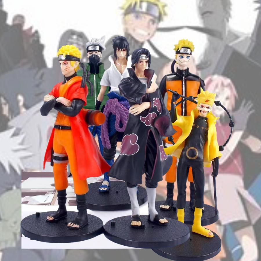 Anime Character Naruto Real Life Model Desktop Decoration Gift Pvc Material