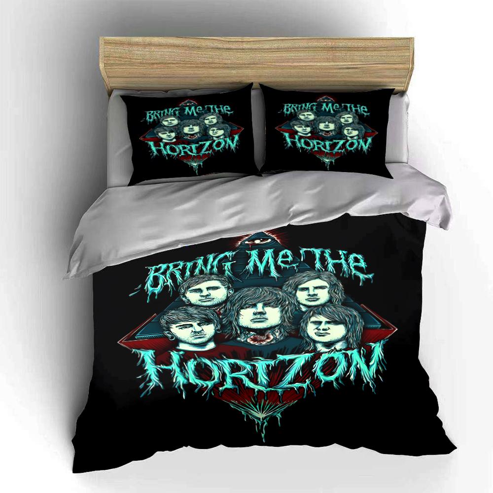 Bring Me The Horizon Band Bedding Set Bedding set (1 duvet cover, 2 pillowcases, duvet not included)