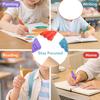 4Pcs Textured Silicone Pencil Grips Ergonomic Writing Aid Non Slip Comfort Touch Pen Holder