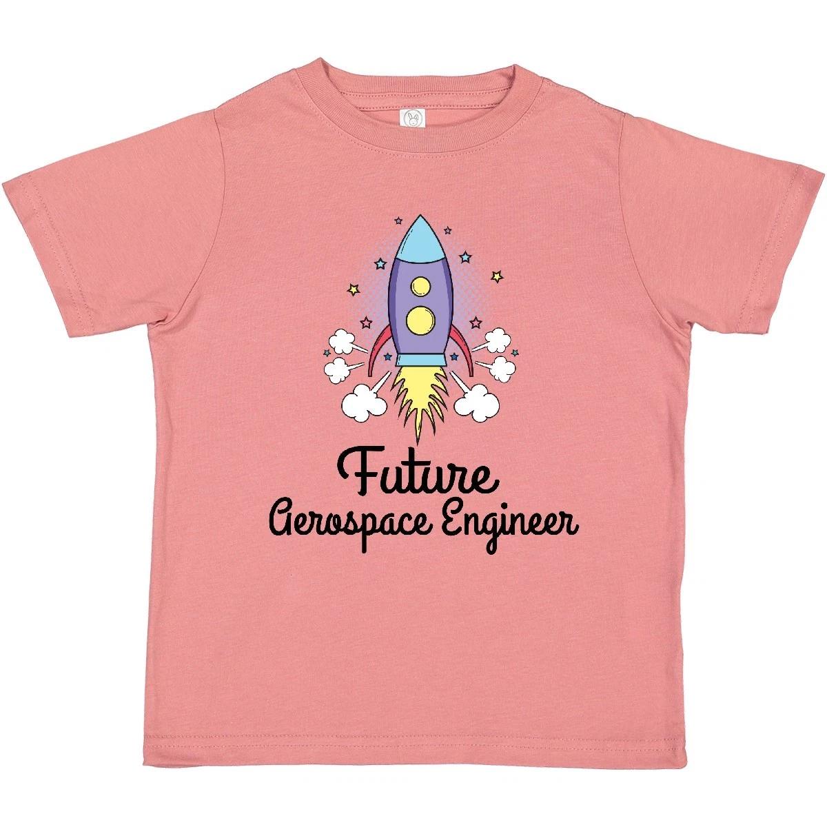 

Inktastic Future Aerospace Engineer Rocket Toddler T-Shirt Engineering Space Job 100