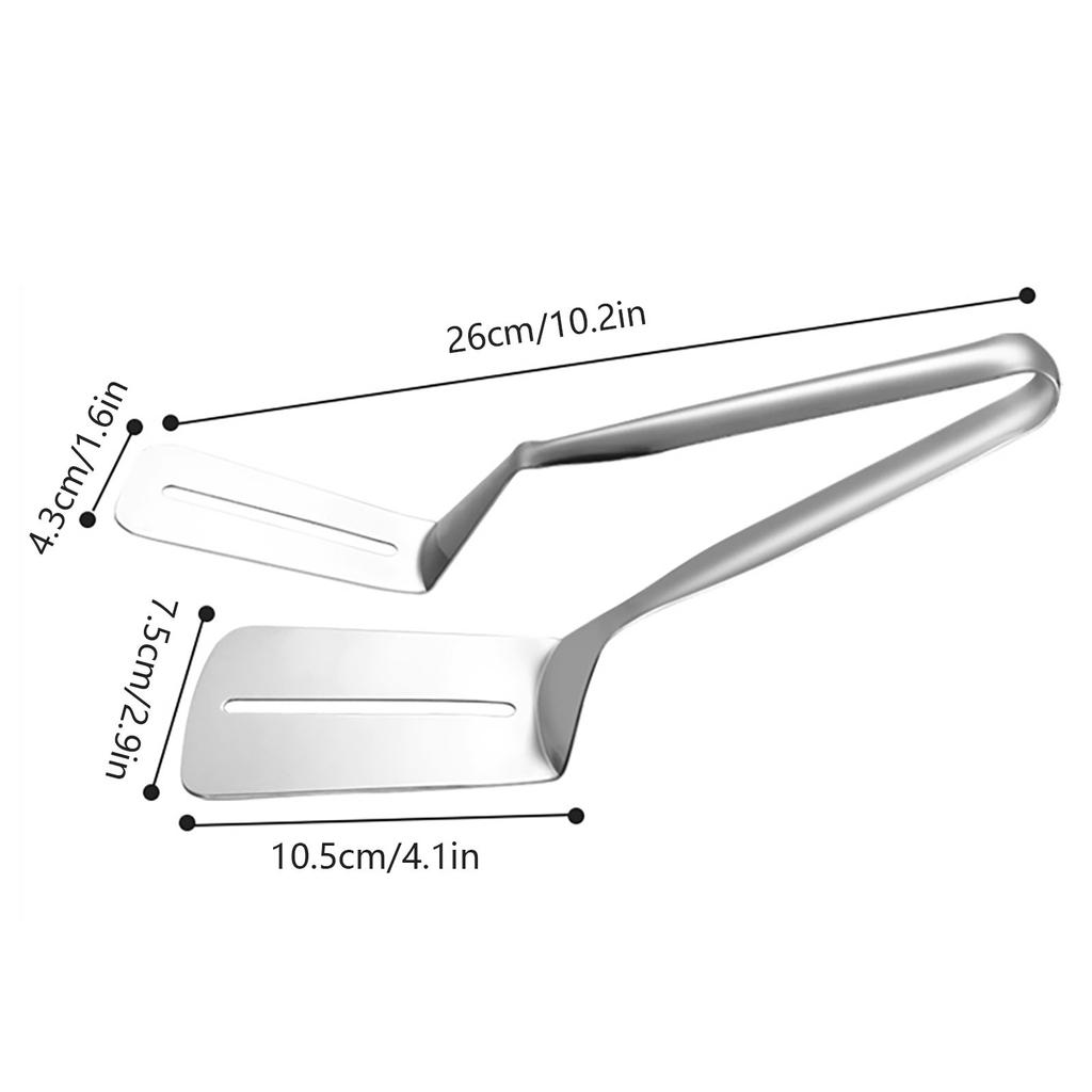 Multi-Function Stainless Steel Cooking Shovel Clip Kitchen Food Clamp Spatula Baking Tools Bread Clip