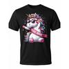 Men's Unicorn Team Bachelorette Party T-Shirt - Glittery Unicorn & Rainbow Graphic with Team Bride Sash Design, Short Sleeve Round Neck Casual Fit,